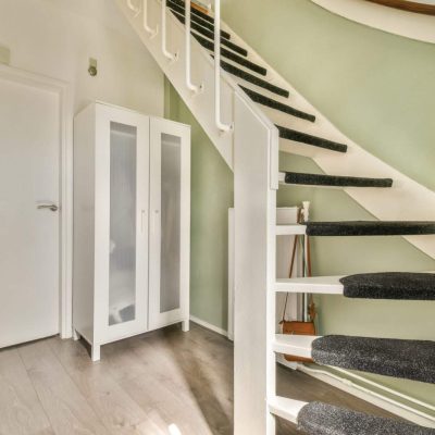 A staircase hall